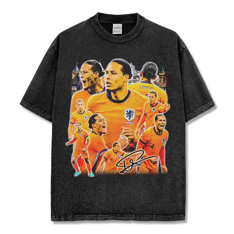 VIRGIL VAN DIJK VINTAGE TEE · GOLDEN BOOT