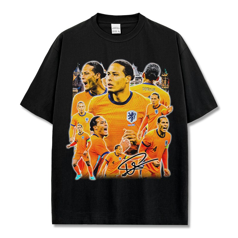 VIRGIL VAN DIJK VINTAGE TEE · GOLDEN BOOT