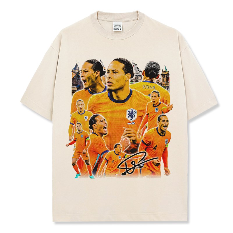 VIRGIL VAN DIJK VINTAGE TEE · GOLDEN BOOT