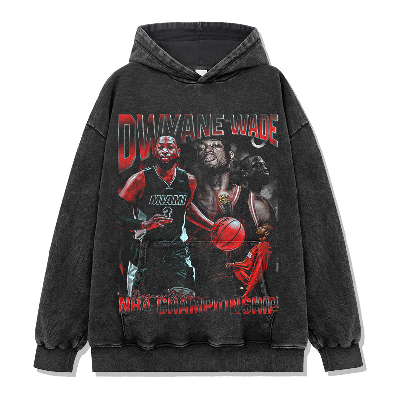 DWYANE WADE VINTAGE HOODIE · ICON