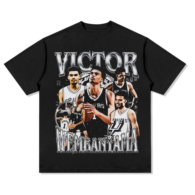VICTOR WEMBANYAMA VINTAGE TEE · AND ONE