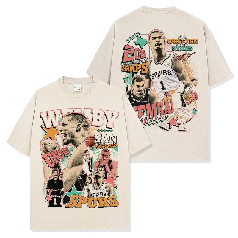 VICTOR WEMBANYAMA VINTAGE TEE · DYNASTY