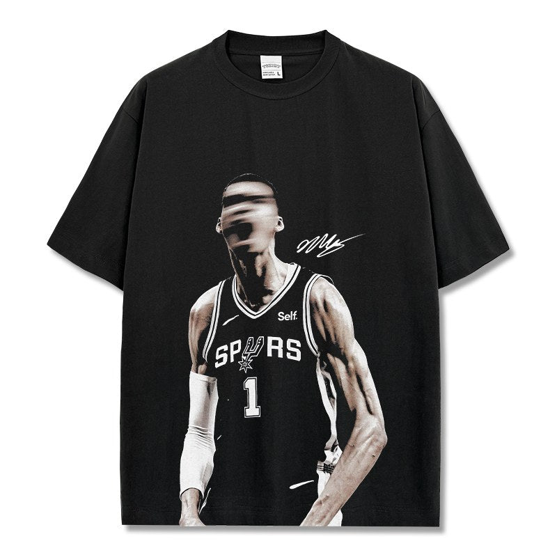 VICTOR WEMBANYAMA VINTAGE TEE · HALL OF FAME