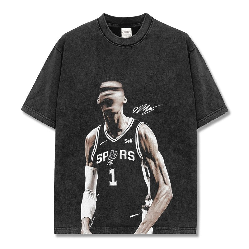 VICTOR WEMBANYAMA VINTAGE TEE · HALL OF FAME