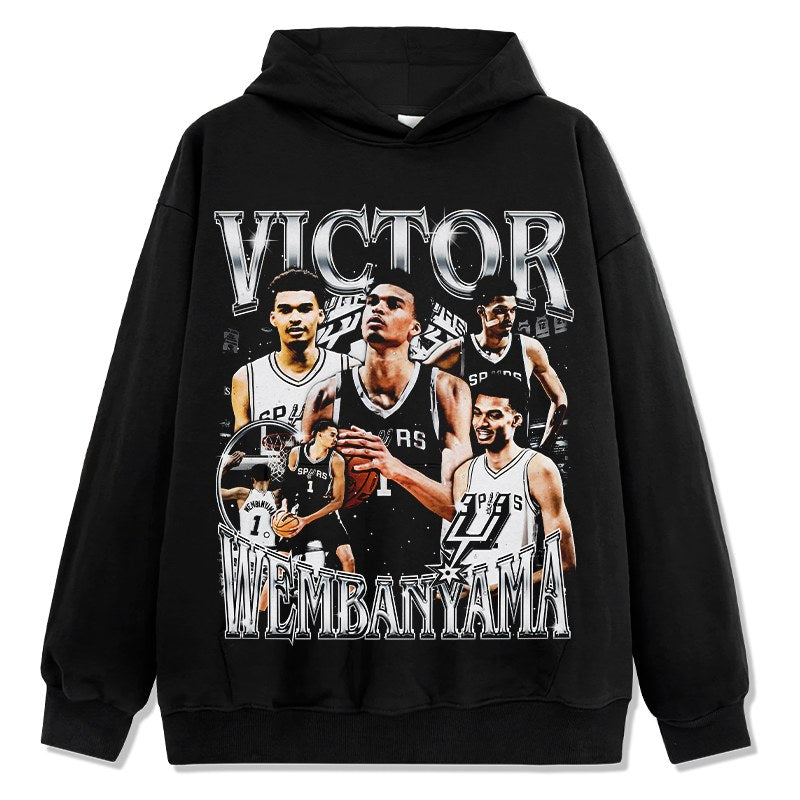 VICTOR WEMBANYAMA VINTAGE HOODIE · AND ONE