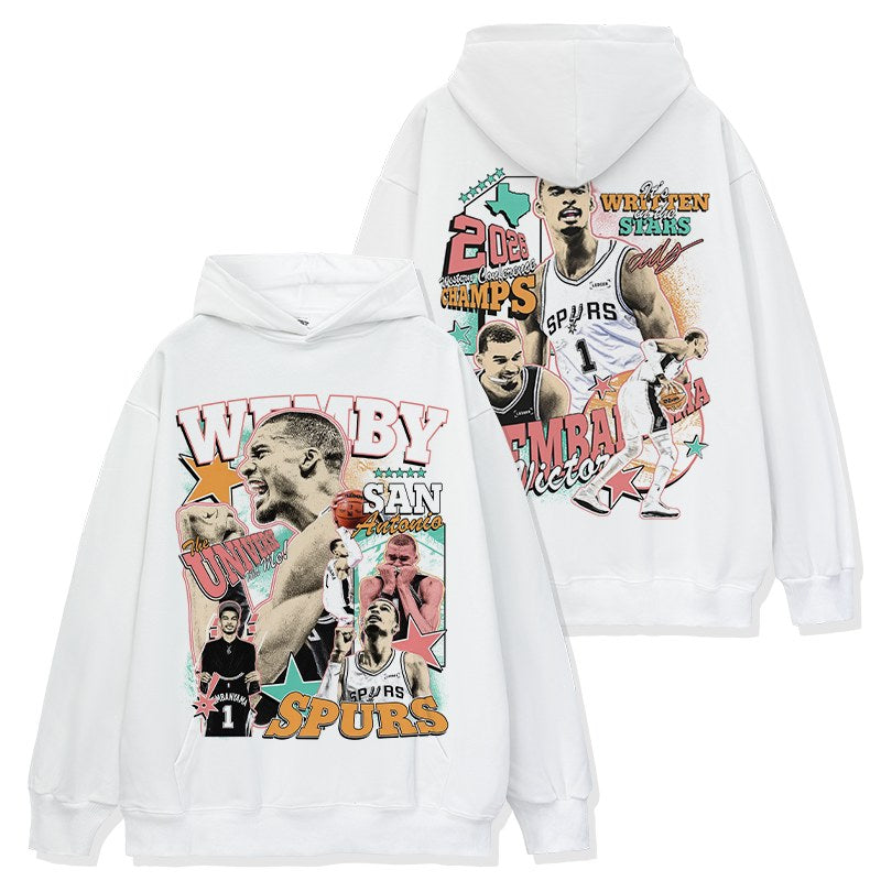 VICTOR WEMBANYAMA VINTAGE HOODIE · DYNASTY