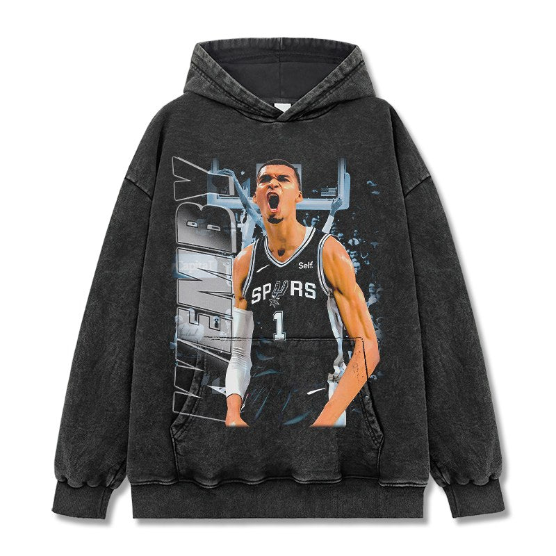 VICTOR WEMBANYAMA VINTAGE HOODIE · SHOWTIME