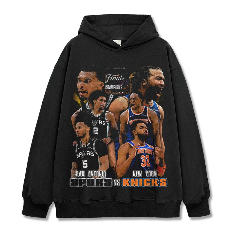 VICTOR WEMBANYAMA & JALEN BRUNSON VINTAGE HOODIE · CROSSOVER