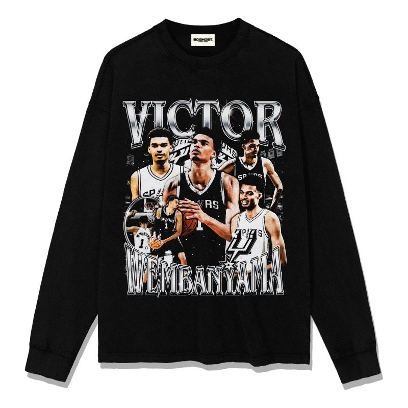 VICTOR WEMBANYAMA LONG SLEEVE · AND ONE