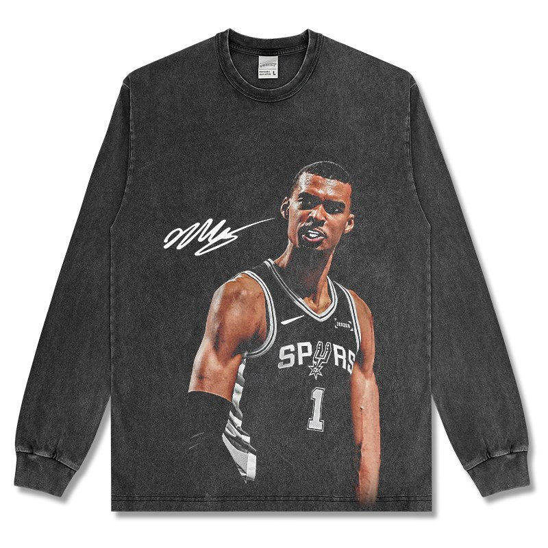 VICTOR WEMBANYAMA LONG SLEEVE · BUZZER BEATER