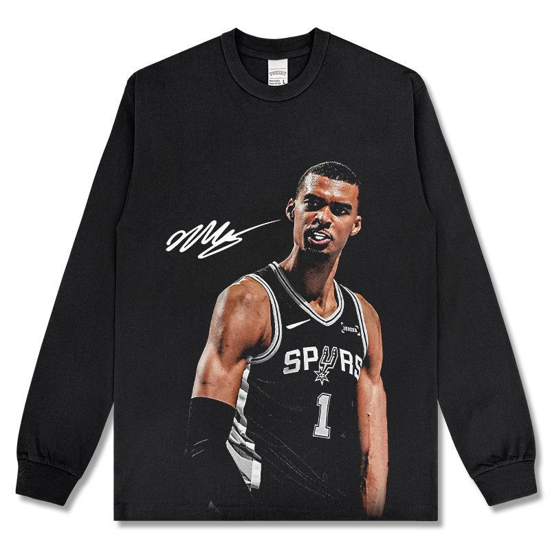 VICTOR WEMBANYAMA LONG SLEEVE · BUZZER BEATER