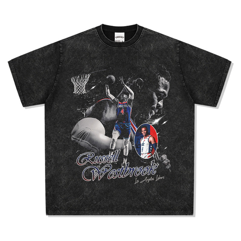 RUSSELL WESTBROOK VINTAGE TEE · FADEAWAY