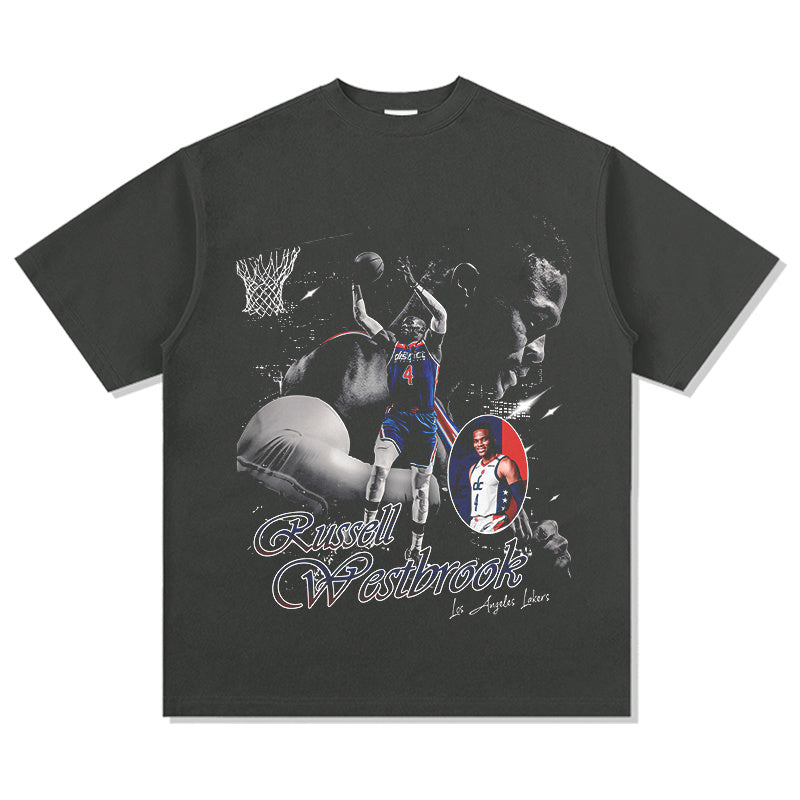 RUSSELL WESTBROOK VINTAGE TEE · FADEAWAY