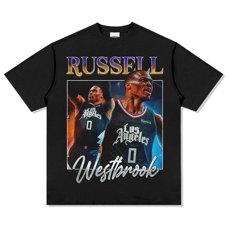 RUSSELL WESTBROOK VINTAGE TEE · BUZZER BEATER