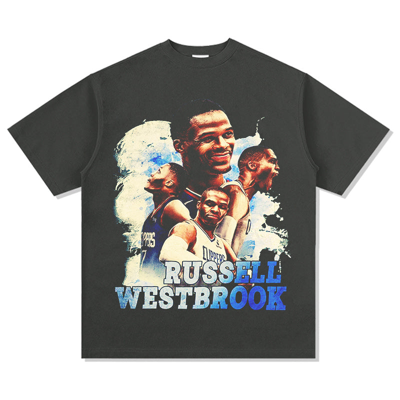 RUSSELL WESTBROOK VINTAGE TEE · CLUTCH