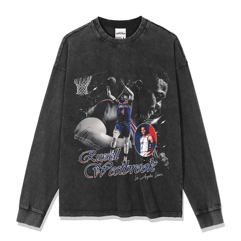 RUSSELL WESTBROOK LONG SLEEVE · FADEAWAY