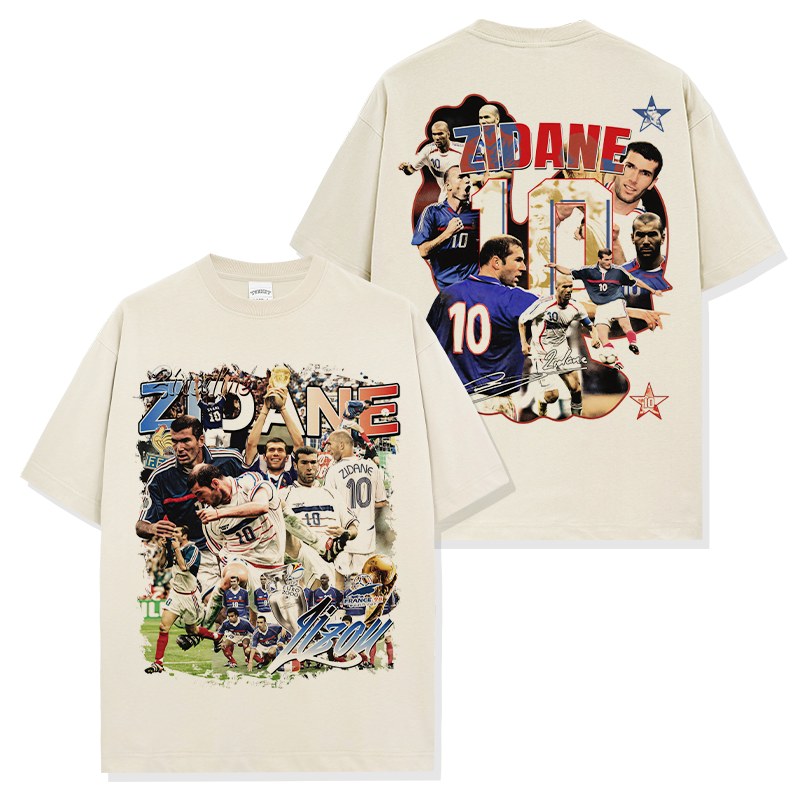 ZIDANE VINTAGE TEE · ZIZOU